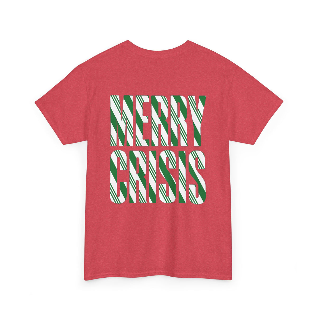 No ShopCo Merry Crisis T-shirt, green & white – photo 21