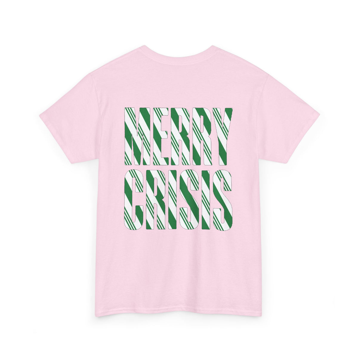 No ShopCo Merry Crisis T-shirt, green & white – photo 18