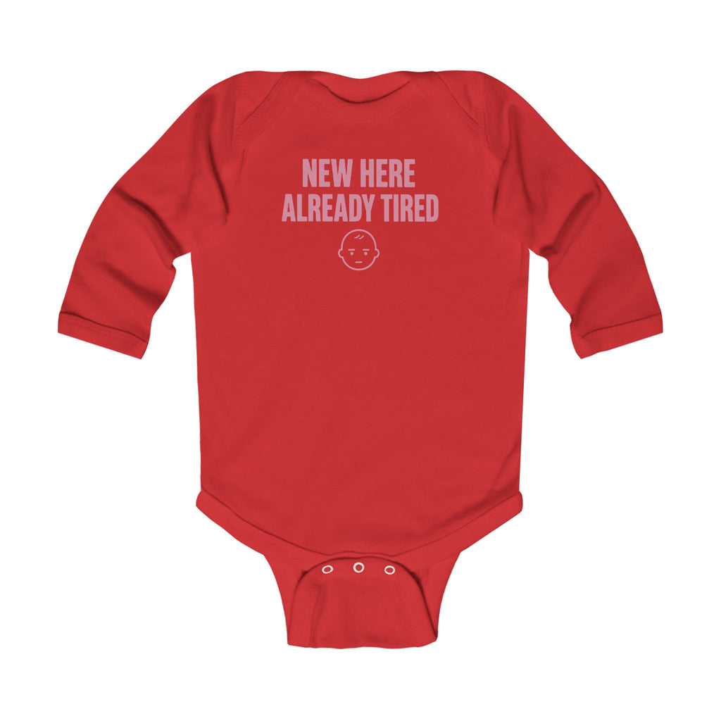 No ShopCo New Here Already Tired bodysuit, pink – photo 6