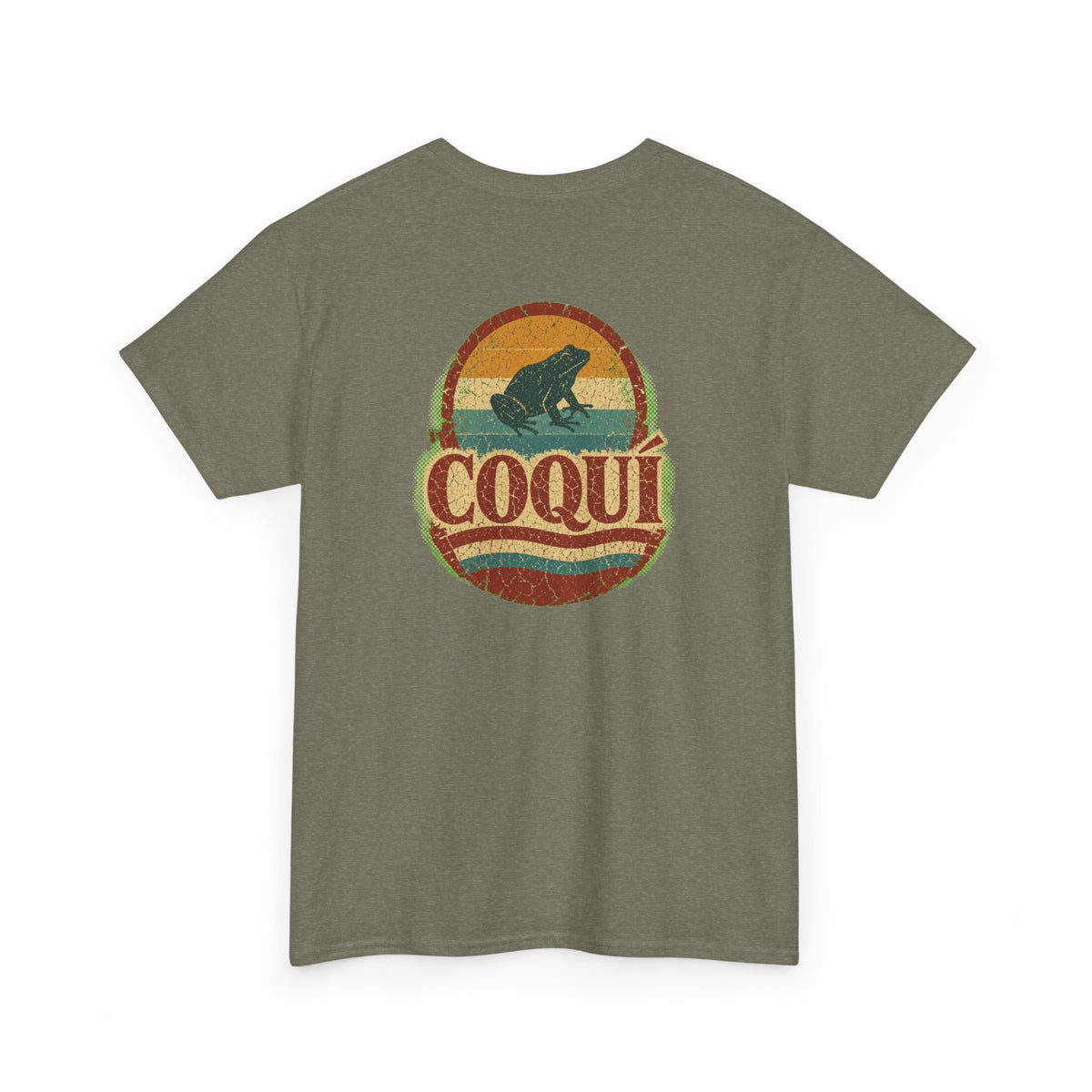 No ShopCo Puerto Rican Coquí T-shirt, orange logo – photo 24