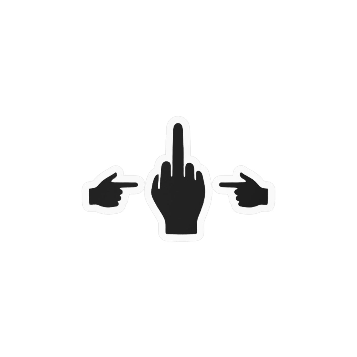 No ShopCo Pointer Finger kiss-cut decal – photo 2