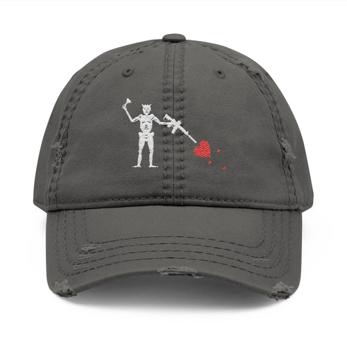 No ShopCo NFA Pirate Distressed Dad Hat — Hourglass Edition