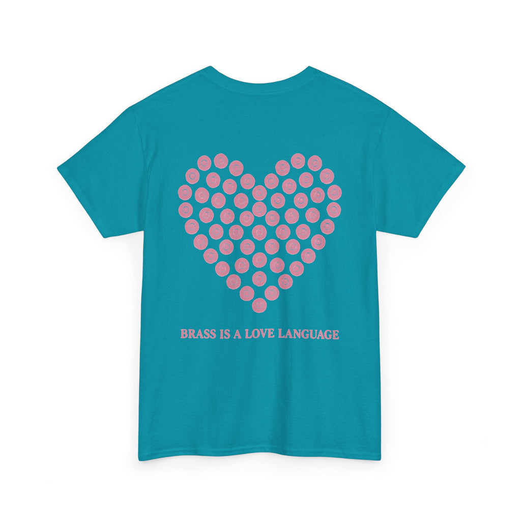 No ShopCo Brass Is A Love Language T-shirt, pink – photo 25