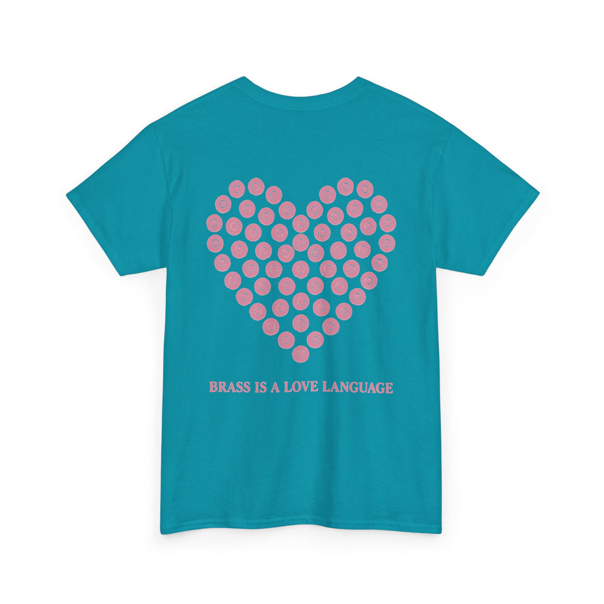 No ShopCo Brass Is A Love Language T-shirt, pink – photo 25