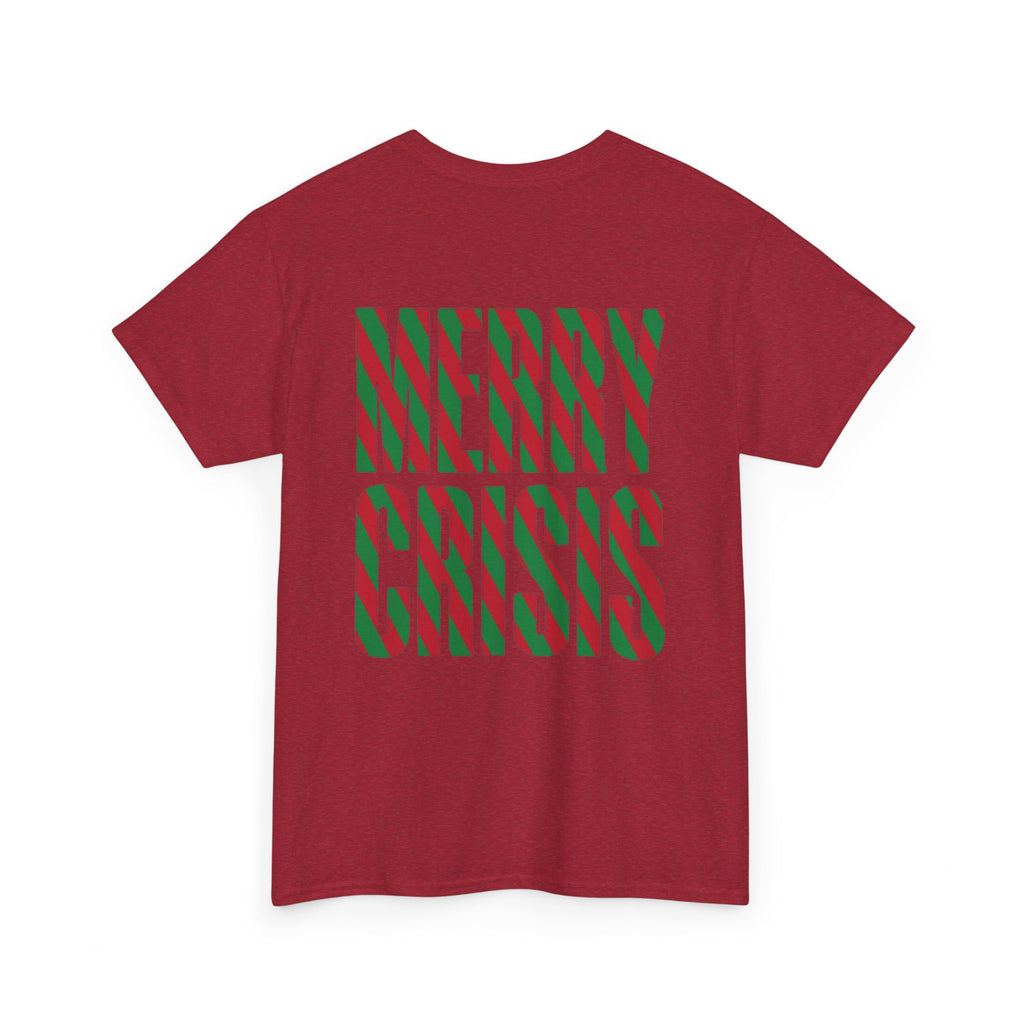 No ShopCo Merry Crisis T-shirt, red & green, green logo – photo 22