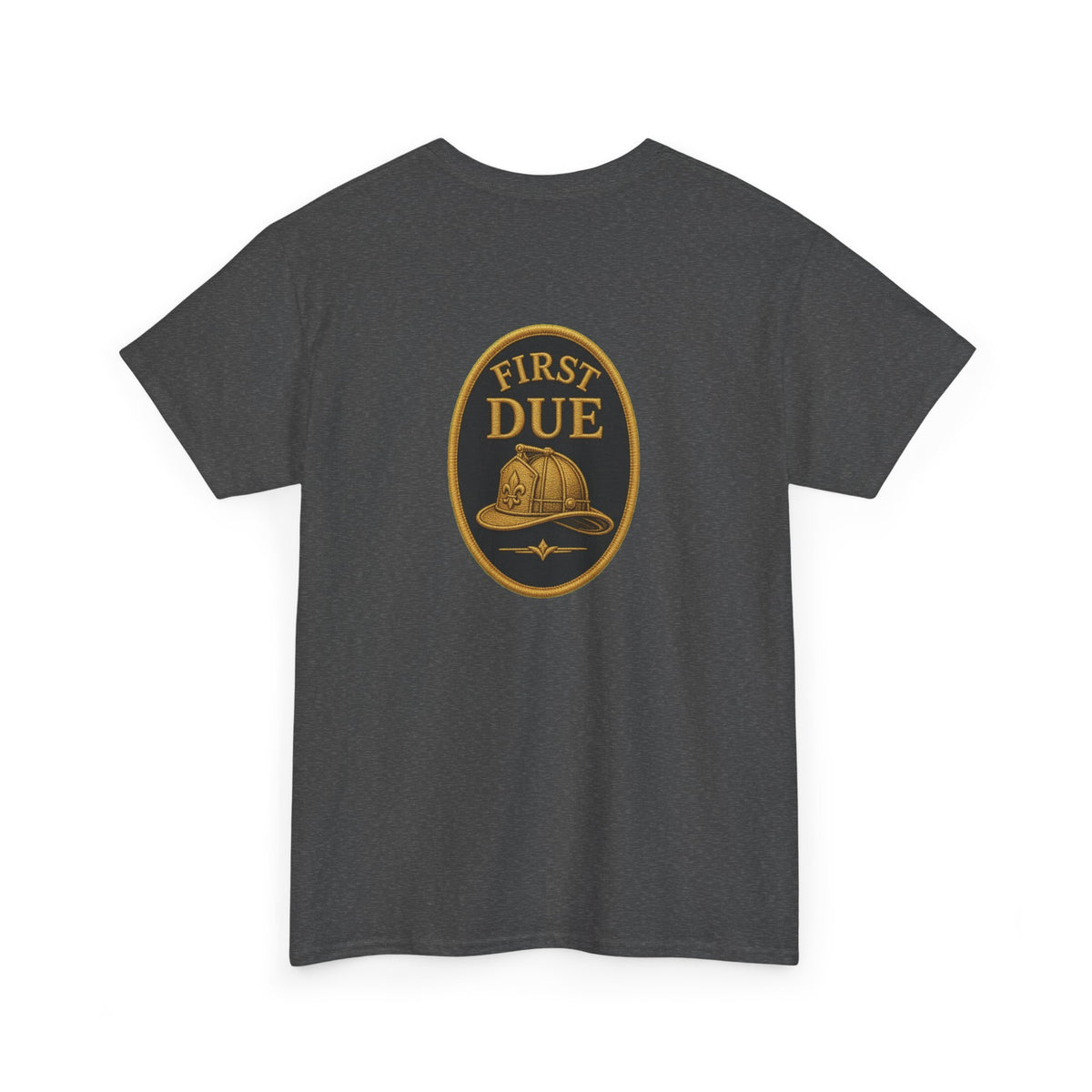No ShopCo FIRST DUE firefighter T-shirt, black logo – photo 25
