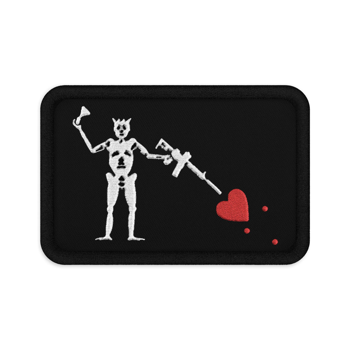 No ShopCo NFA Pirate embroidered tactical patch, Hourglass Edition