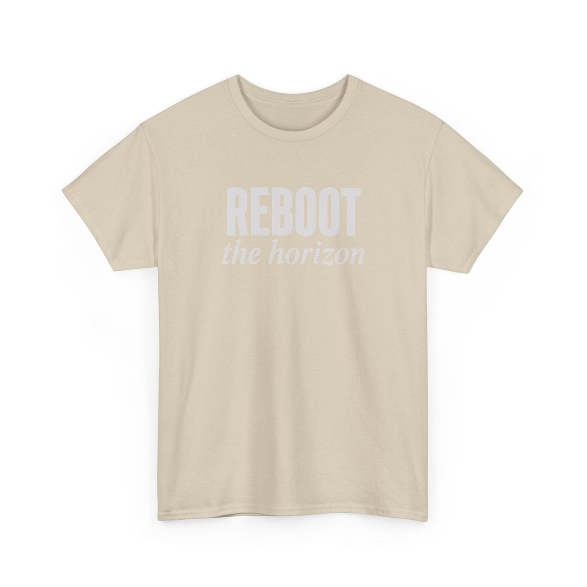No ShopCo Reboot The Horizon T-shirt, white front graphic – photo 2