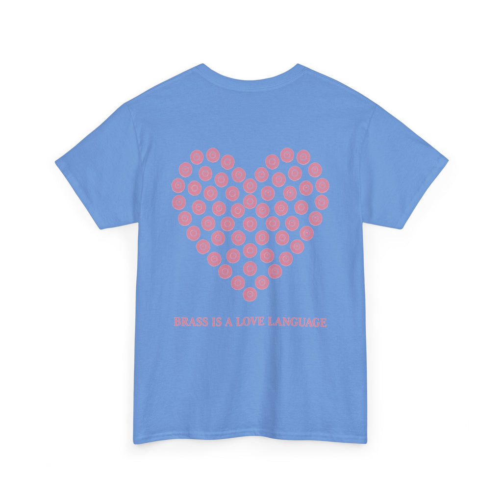 No ShopCo Brass Is A Love Language T-shirt, pink – photo 28