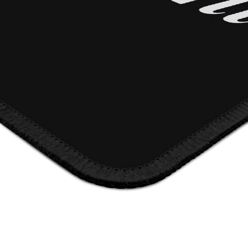 No ShopCo FYS black gaming mouse pad, white script – photo 4