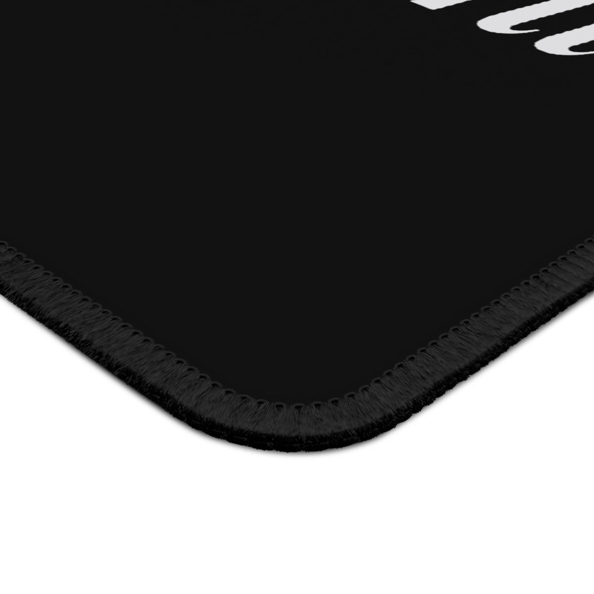 No ShopCo FYS black gaming mouse pad, white script – photo 4