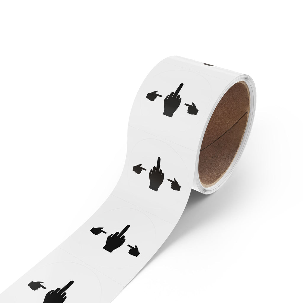 No ShopCo Pointer Finger round sticker roll – photo 13