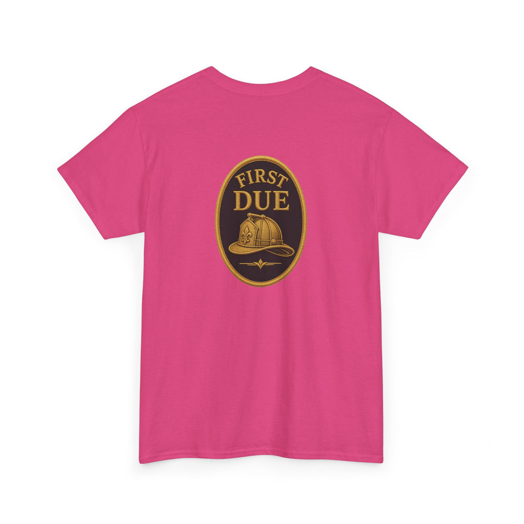 No ShopCo FIRST DUE firefighter T-shirt, white logo – photo 29