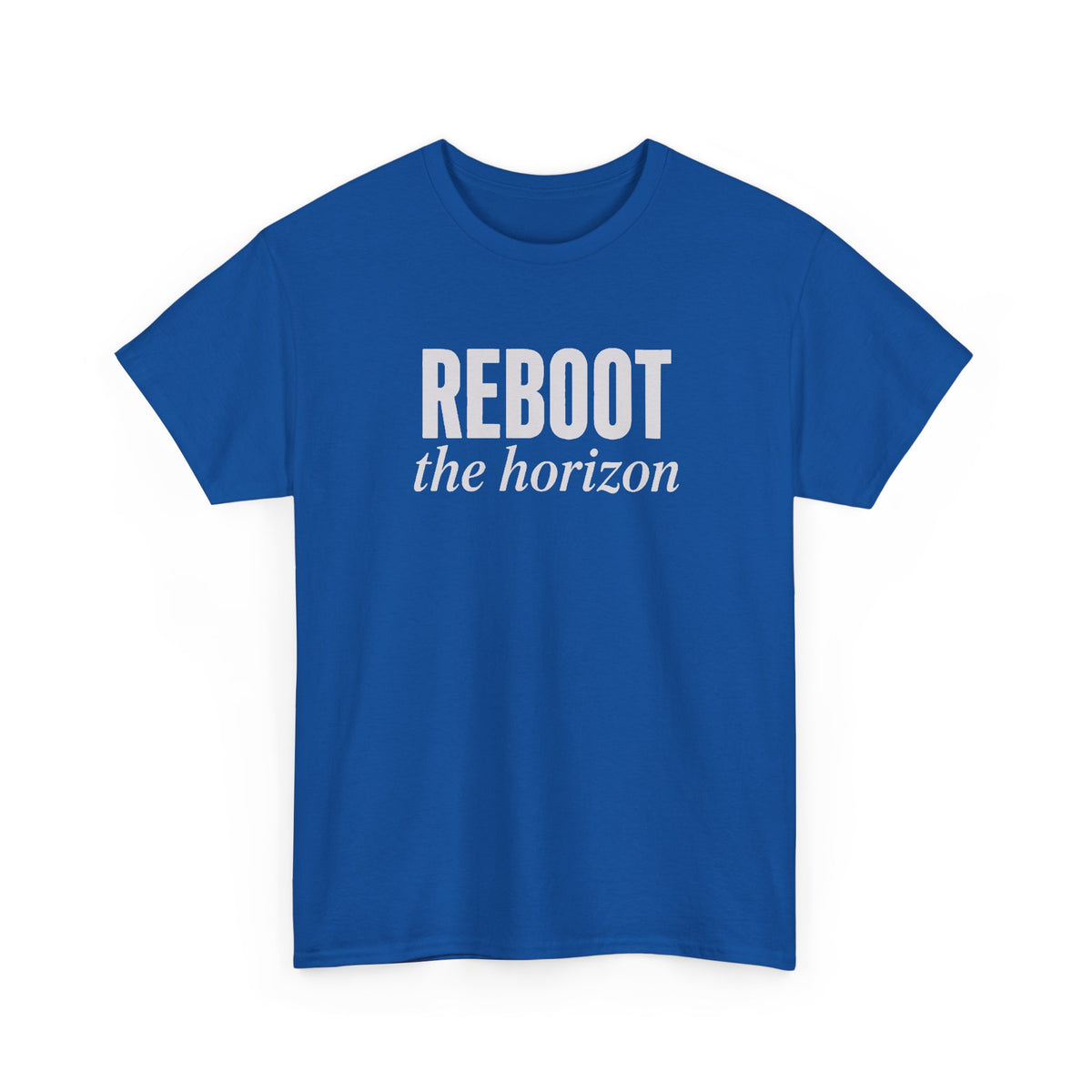 No ShopCo Reboot The Horizon T-shirt, white front graphic – photo 4