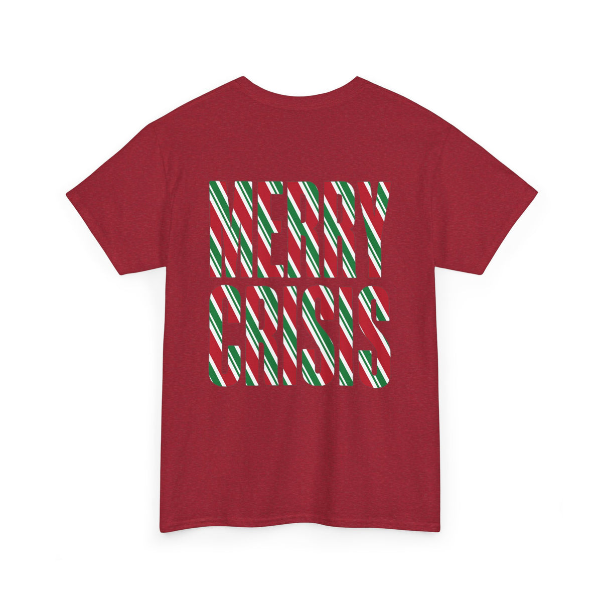 No ShopCo Merry Crisis T-shirt, tricolor, red logo – photo 21