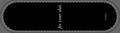 No ShopCo FYS skateboard deck with fix your shit in white italic serif lettering on black, vertical layout