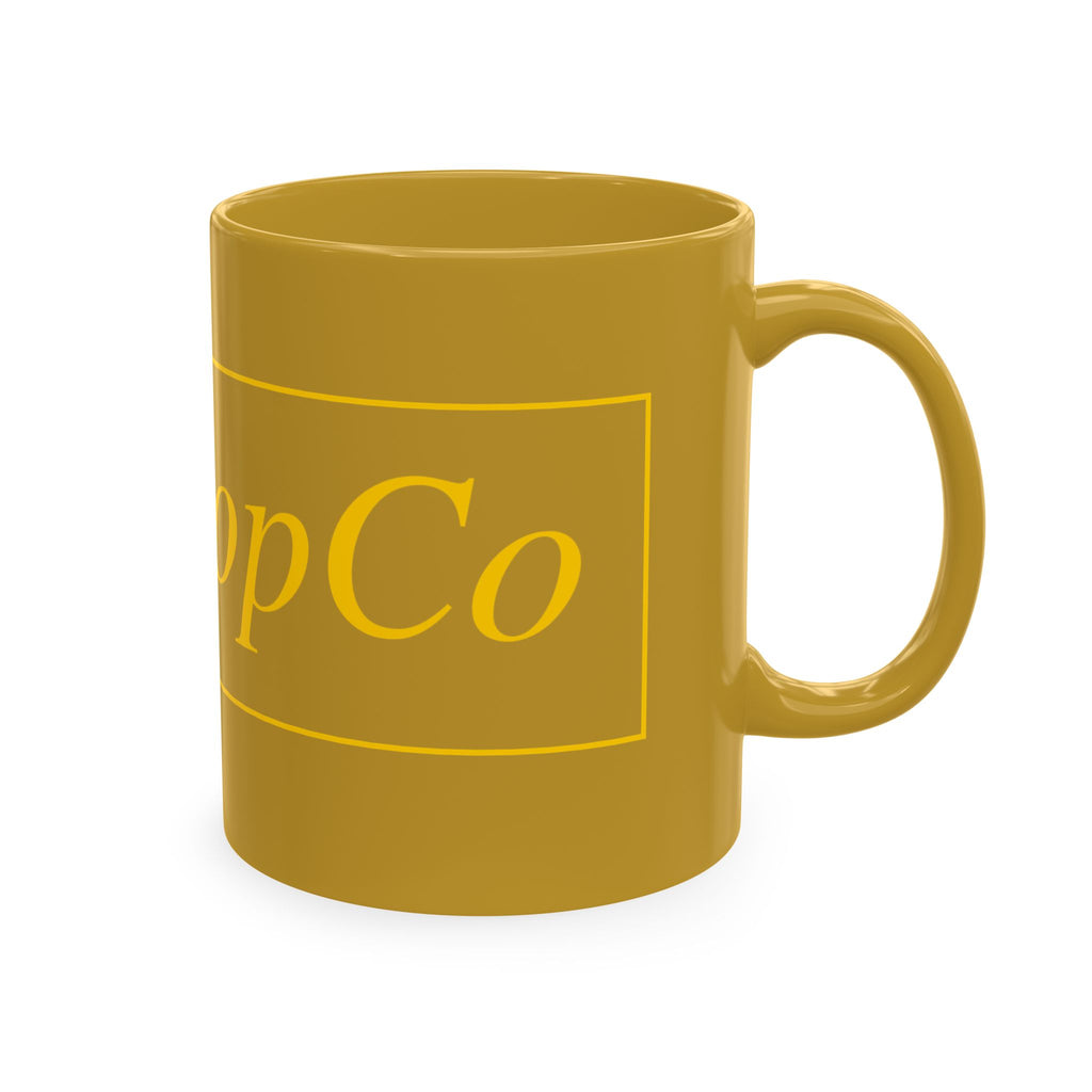 No ShopCo Logo 11oz mug, yellow logo – photo 21