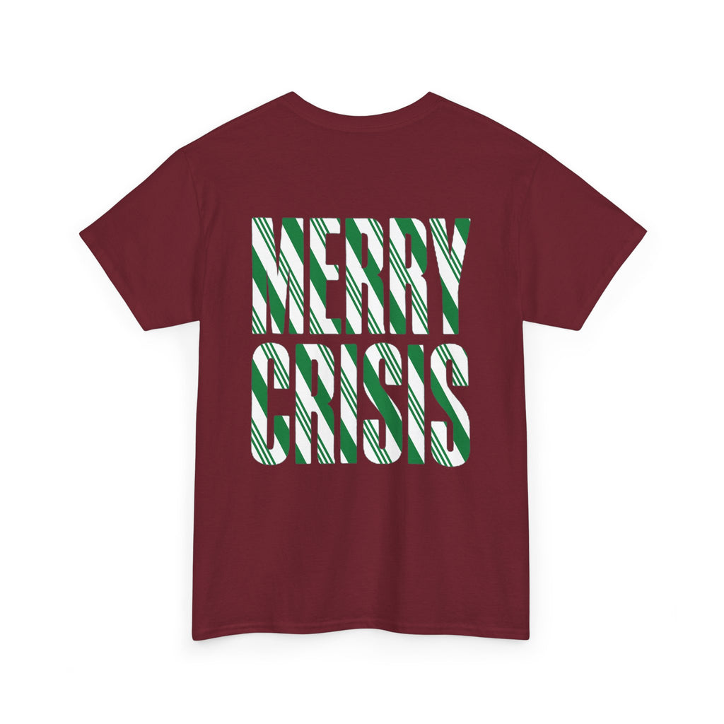 No ShopCo Merry Crisis T-shirt, green & white – photo 24