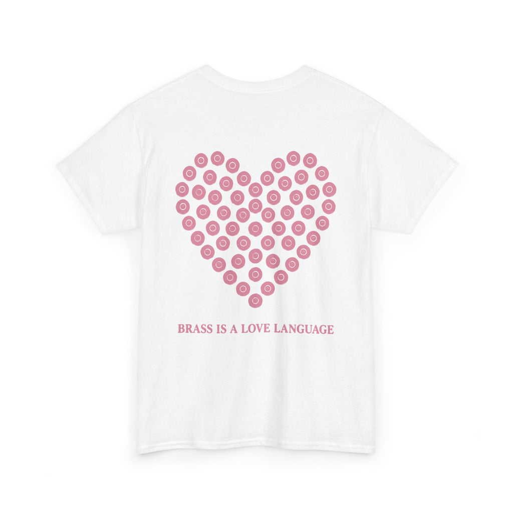 No ShopCo Brass Is A Love Language T-shirt, pink – photo 23