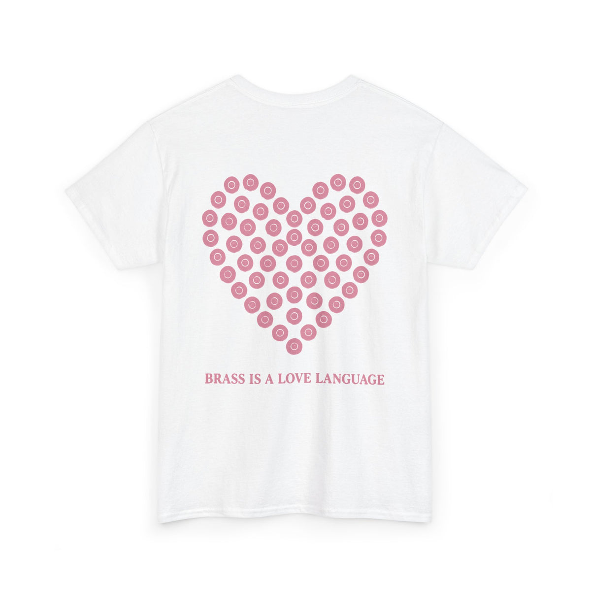 No ShopCo Brass Is A Love Language T-shirt, pink – photo 23