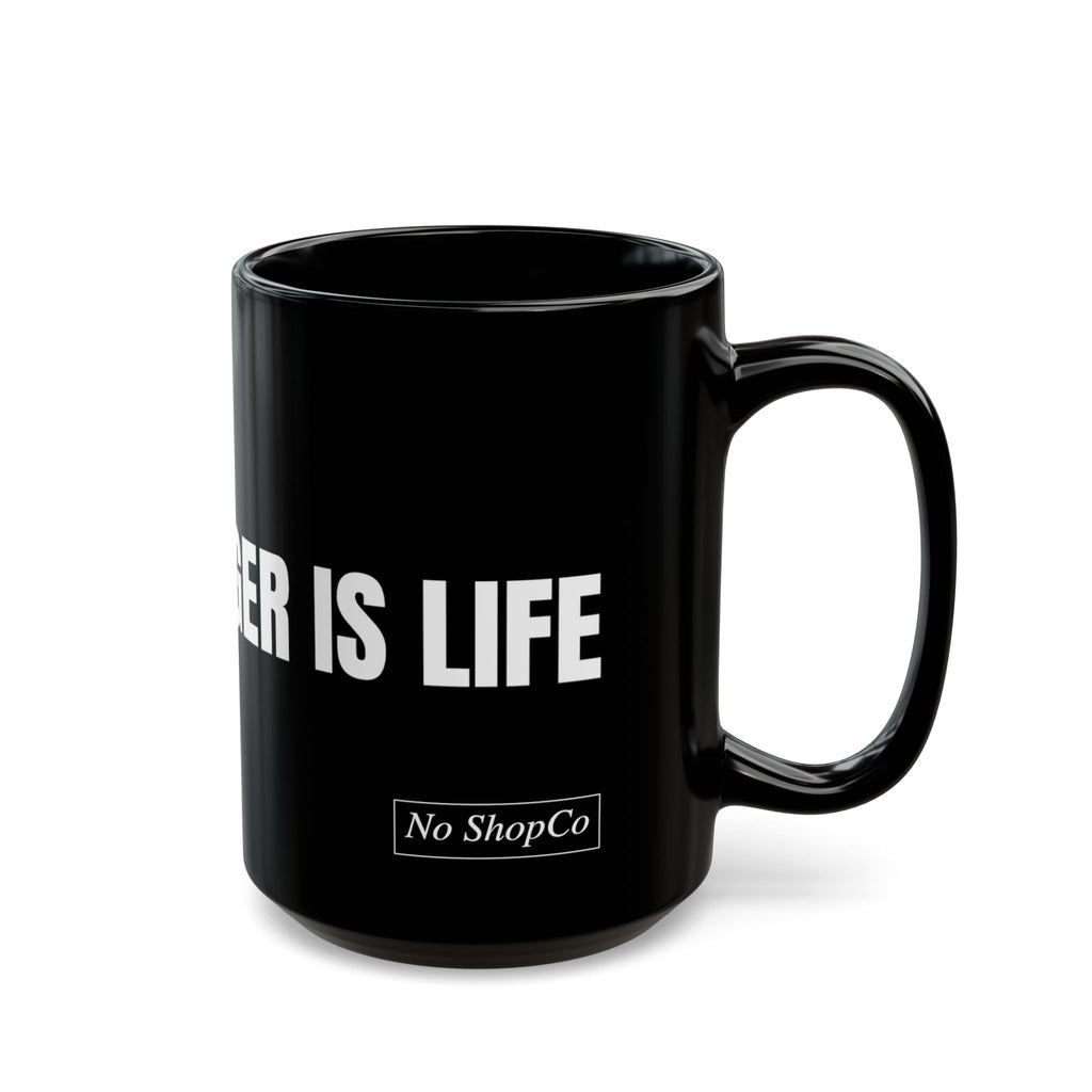 No ShopCo Middle Finger Is Life black mug – photo 8