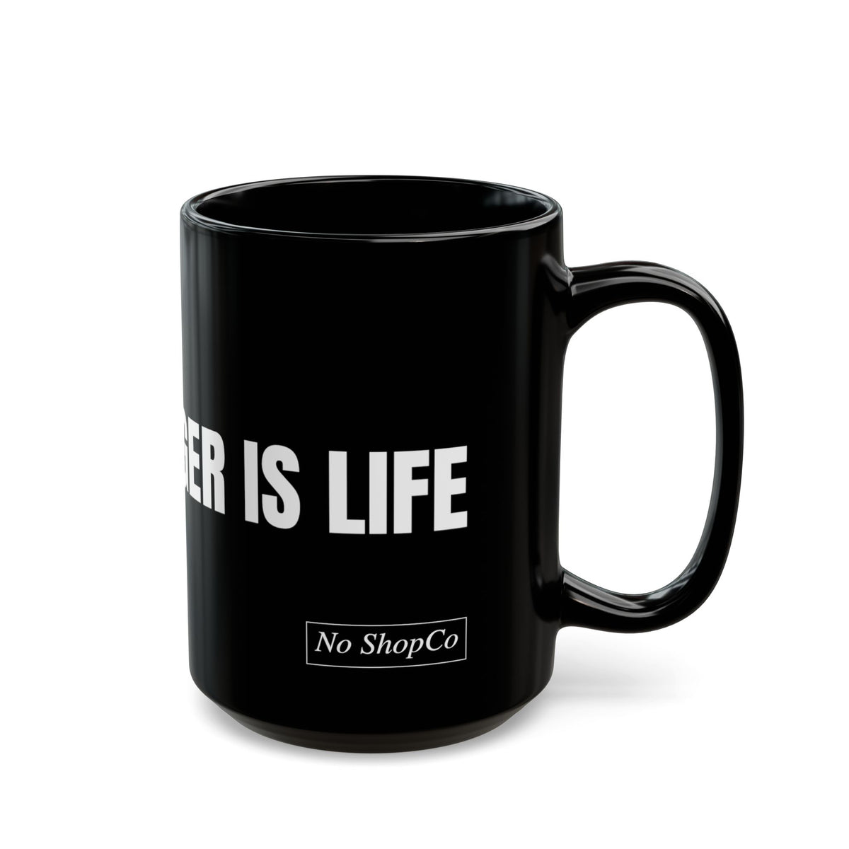 No ShopCo Middle Finger Is Life black mug – photo 8