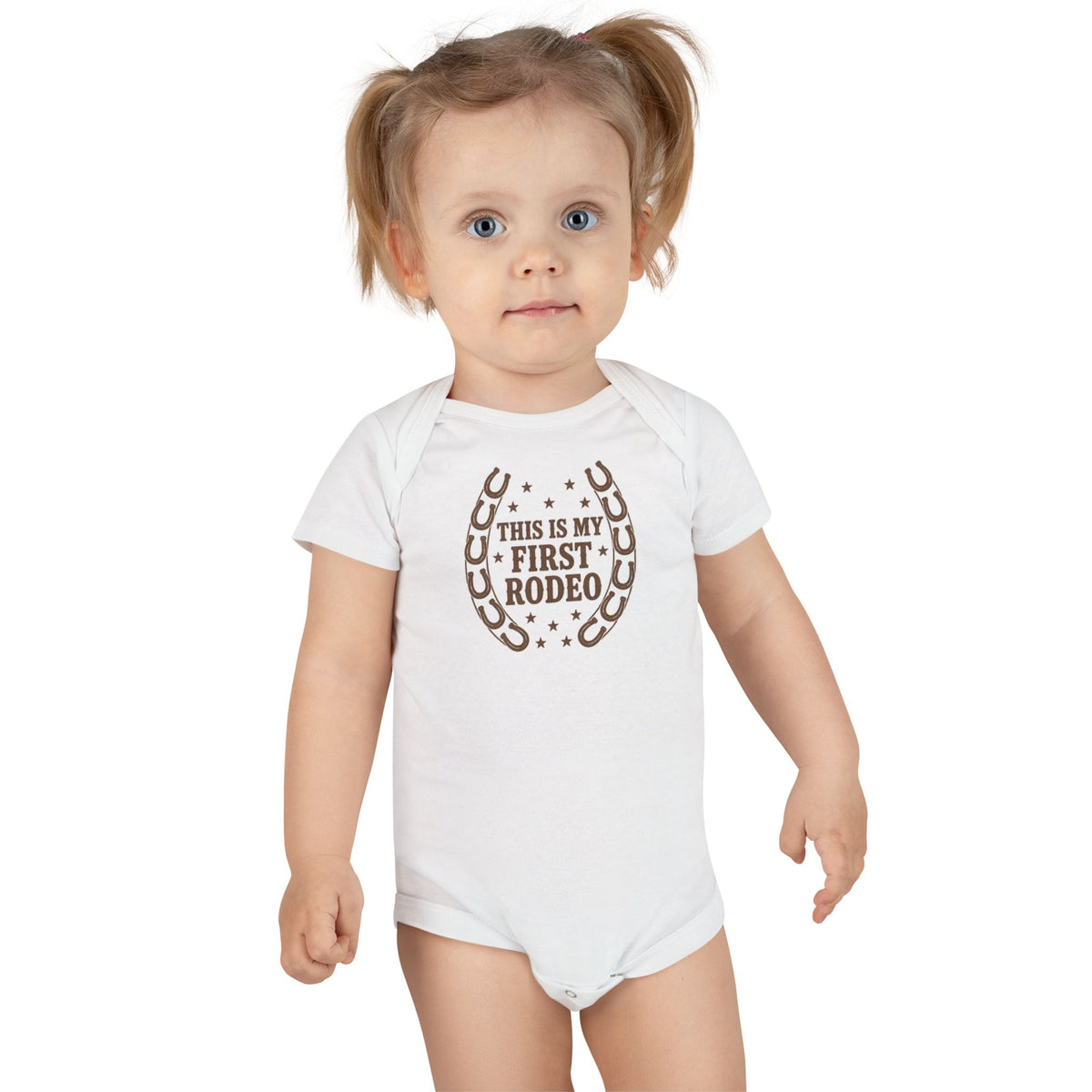 No ShopCo This Is My First Rodeo organic baby bodysuit – photo 4