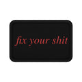 No ShopCo FYS 3 x 2 inch tactical patch, red script on black