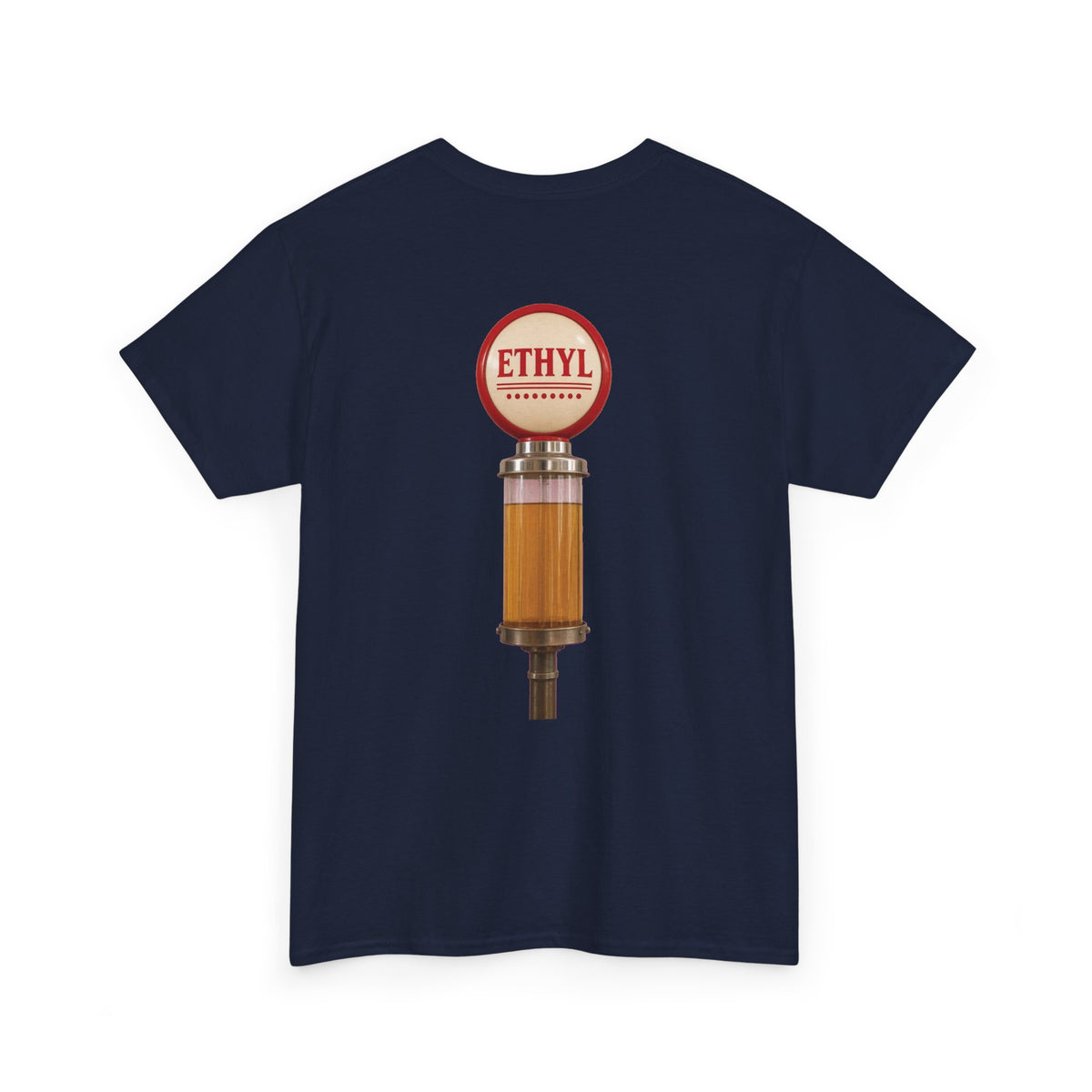 No ShopCo Ethyl vintage gas pump T-shirt with red chest logo