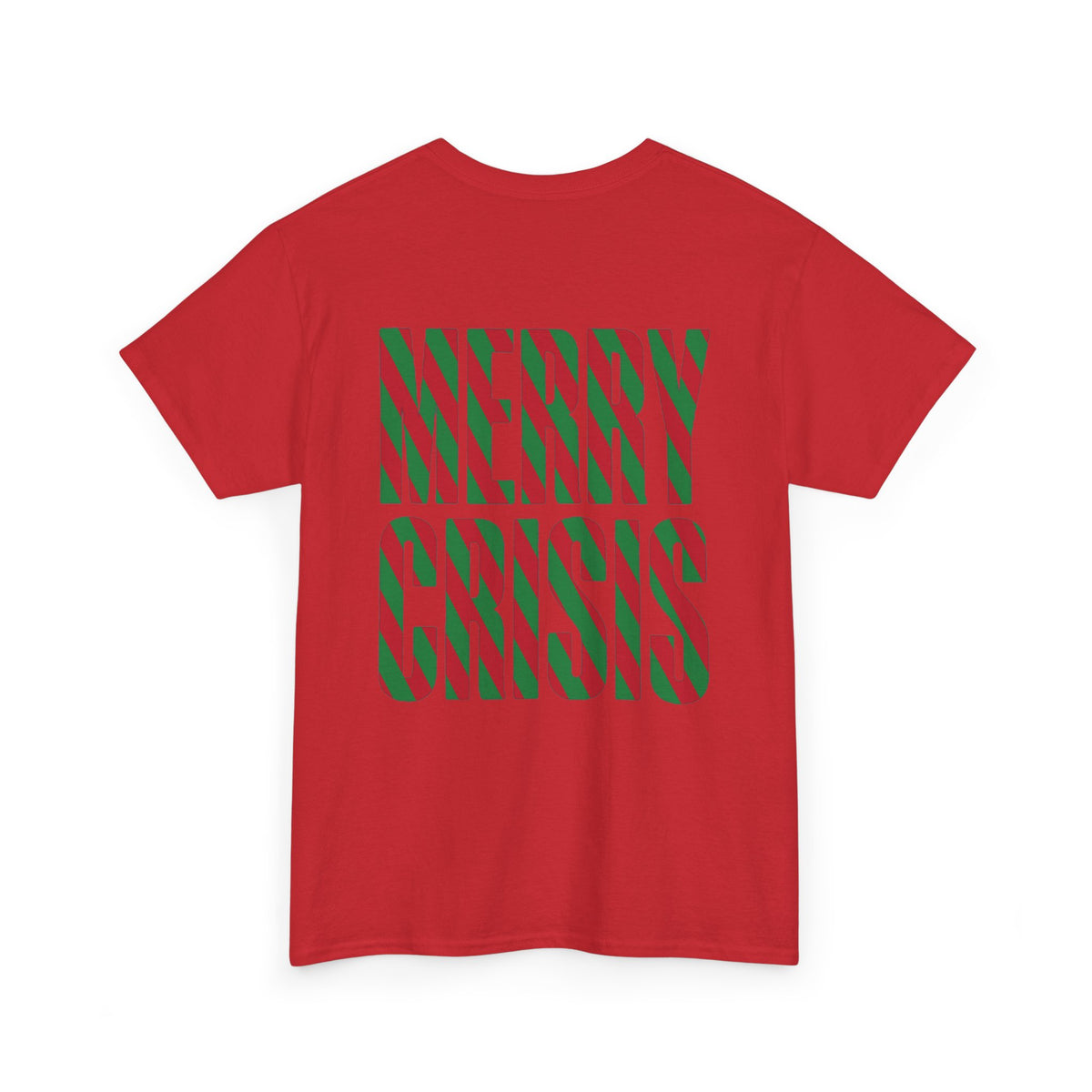 No ShopCo Merry Crisis T-shirt, red & green, green logo – photo 19