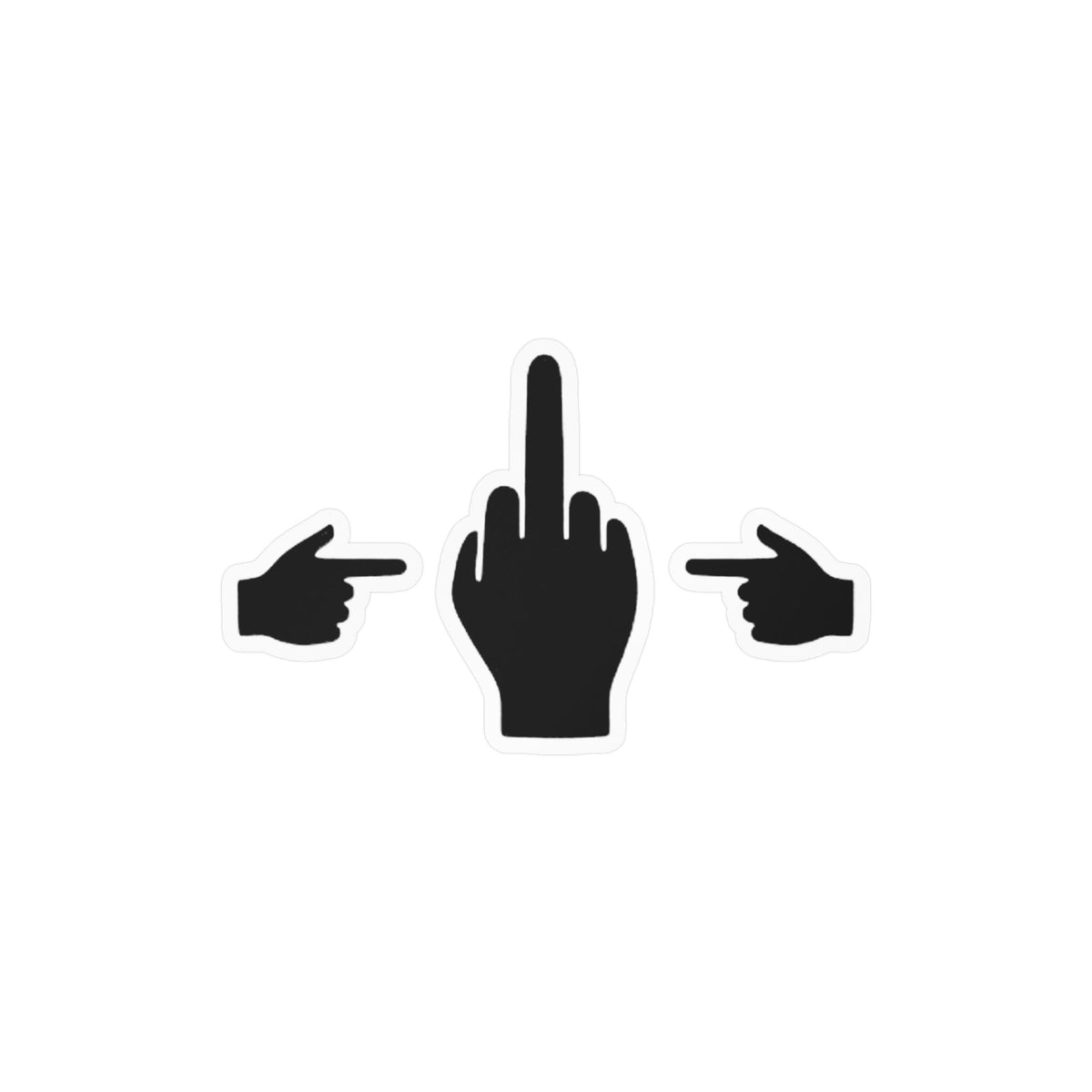 No ShopCo Pointer Finger kiss-cut decal – photo 3