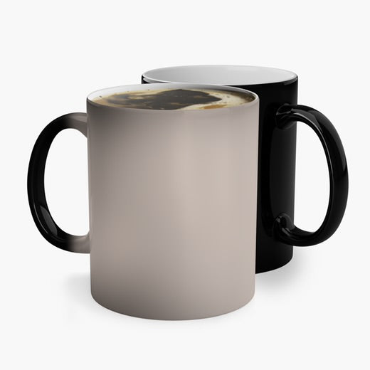 No ShopCo 11oz color-changing ceramic coffee mug