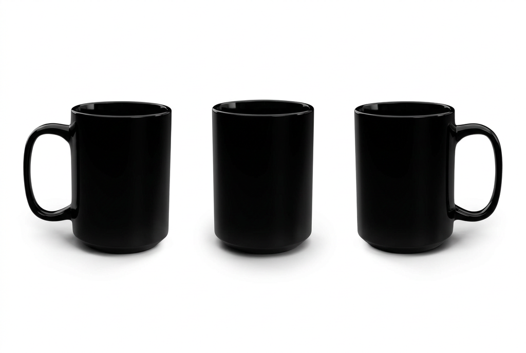 No ShopCo FYS 15oz black mug, stealth script – photo 5
