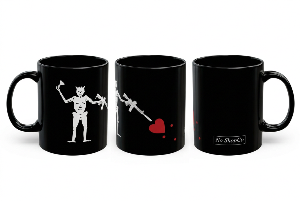 No ShopCo NFA Pirate black mug, Hourglass – photo 8