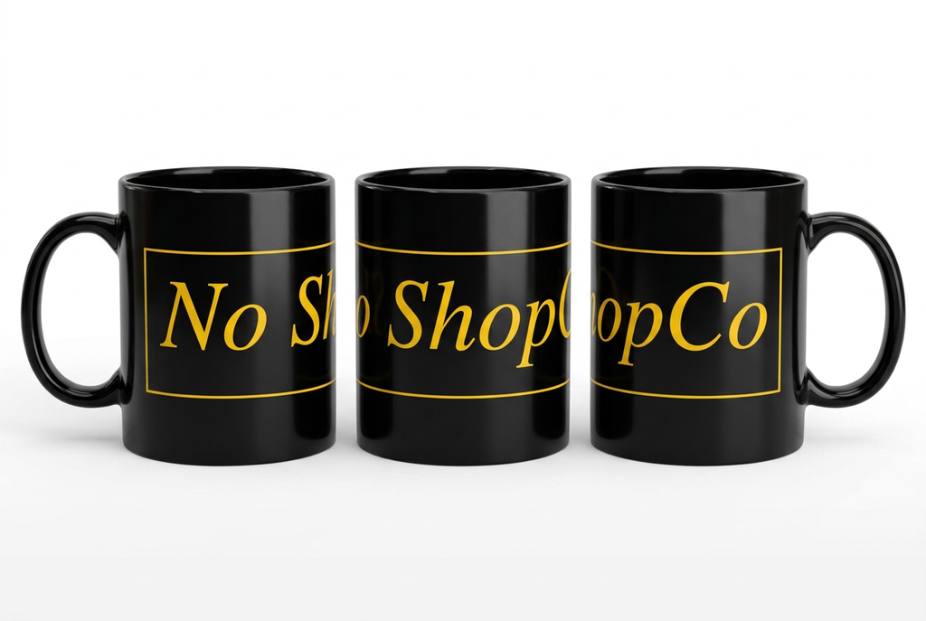 No ShopCo Logo 11oz mug, yellow logo – photo 49