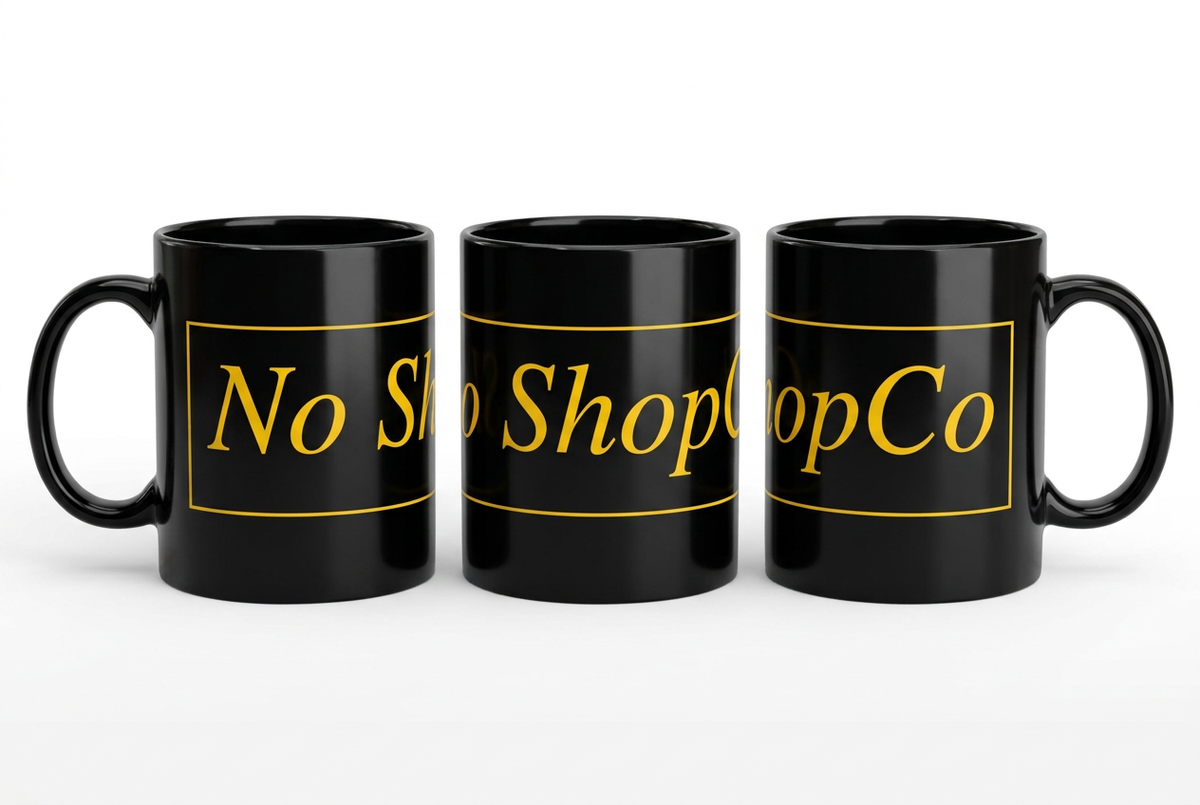 No ShopCo Logo 11oz mug, yellow logo – photo 49